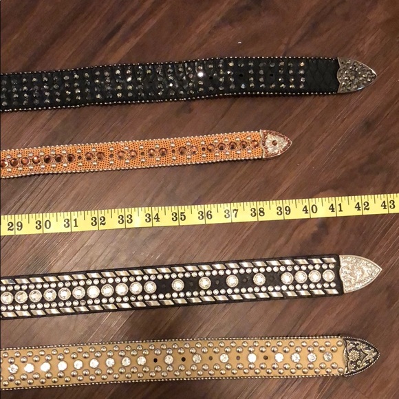 Western bling, crystal, and sequin belts- medium - Picture 6 of 6